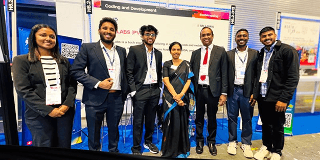 Team IXD Labs was honoured by the visit of Her Excellency Varuni Muthukumarana, the Sri Lankan Ambassador to Germany, at our stall during GITEX in Berlin.. 🇩🇪